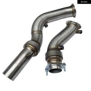 BMW ターボキャレスダウンパイプ M2 M3 M4 F80 F82 F83 2015+ 排気ヘッダー排気ダウンパイプ K8-DP013 - K8-DP013