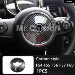 BMW ステアリングホイール センター 装飾 カバー ミニクーパー S カントリーマン F54 F55 F56 F57 F60 カー インテリア スタイリング - Carbon style