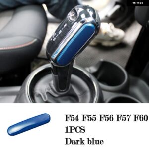 BMW カーギアスティックヘッド 装飾 カバー ミニクーパー S F54 F55 F56 F57 F60 クラブマン インテリア ステッカー - Dark blue