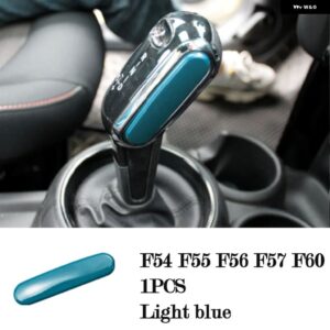 BMW カーギアスティックヘッド 装飾 カバー ミニクーパー S F54 F55 F56 F57 F60 クラブマン インテリア ステッカー - Light Blue