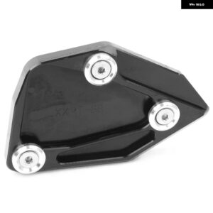 BMW オートバイ キックスタンド フットサイドスタンド 延長パッド サポートプレート C600 スポーツ C650GT 2012-15 CNC アルミ - black