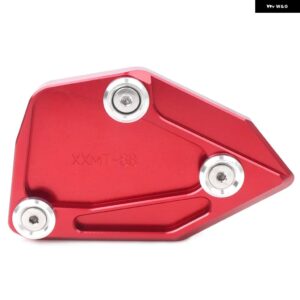 BMW オートバイ キックスタンド フットサイドスタンド 延長パッド サポートプレート C600 スポーツ C650GT 2012-15 CNC アルミ - Red