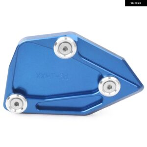 BMW オートバイ キックスタンド フットサイドスタンド 延長パッド サポートプレート C600 スポーツ C650GT 2012-15 CNC アルミ - Blue