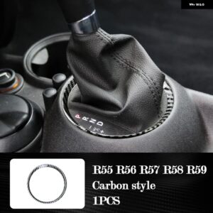 BMW インテリア プラスチック 装飾 カバー カーボンスタイル ステッカー ミニ R55 R56 R57 R58 R59 R60 R61 - gear ring