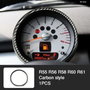 BMW インテリア プラスチック 装飾 カバー カーボンスタイル ステッカー ミニ R55 R56 R57 R58 R59 R60 R61 - Tachometer