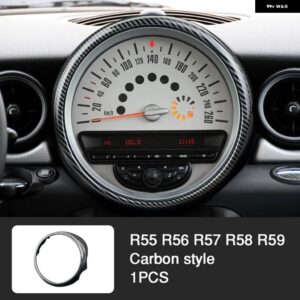 BMW インテリア プラスチック 装飾 カバー カーボンスタイル ステッカー ミニ R55 R56 R57 R58 R59 R60 R61 - Central screen