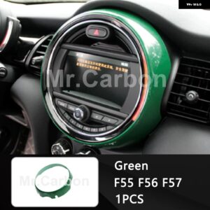 BMW 6.5インチ中央 制御 ディスプレイ 装飾 カバー MINI ONE COOPER S F55 F56 F57車内 - Green