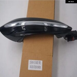 BMW シャンパンブラックホワイト車外装コンフォートアクセスフロントリア左右ドアハンドル 5 6 7 シリーズ F01 F02 F06 51217231931 - Black-Rear Left