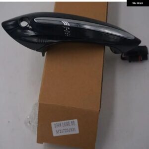 BMW シャンパンブラックホワイト車外装コンフォートアクセスフロントリア左右ドアハンドル 5 6 7 シリーズ F01 F02 F06 51217231931 - Black-Front Left