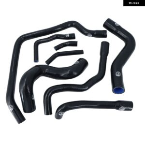 BMW シリコンラジエーターホース キット E34 M30 6CYC 525 528 530 89-95 8個 - K8-102 BLACK