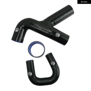 スバル シリコンインタークーラー Y パイプホース インプレッサ GC8 EJ20 STI WRX 英国 MK5-6 3個 - K8-119 K8-120 BLACK