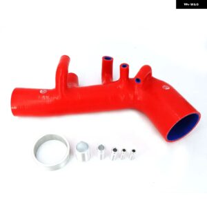 スバル シリコン ターボ インレット インテーク インダクション パイプ ホース インプレッサ GDB EJ20 STI WRX MK7-8 - MK7-9 Red