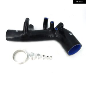 スバル シリコン ターボ インレット インテーク インダクション パイプ ホース インプレッサ GDB EJ20 STI WRX MK7-8 - MK7-9 Black