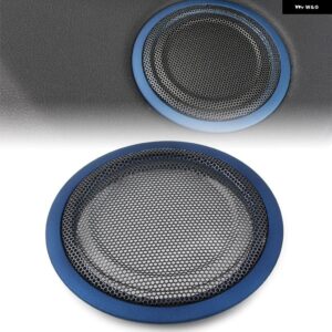 BMW 1個 スピーカーカバー 装飾 トリム 汎用 F30 F35 3 4 シリーズ全年式ブルー/レッド/ブラック/ - blue