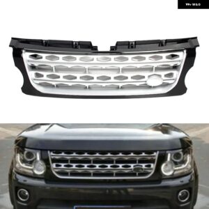 ランドローバー ディスカバリー 4 LR4 2014 2015 2016 LR057534 車フロントレーシンググリルバンパー ハニカムメッシュグリルエンブレム付き - Version 3