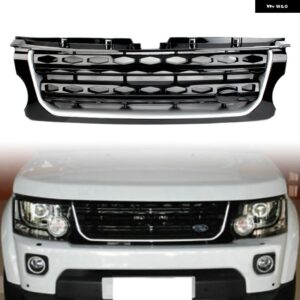ランドローバー ディスカバリー 4 LR4 2014 2015 2016 LR057534 車フロントレーシンググリルバンパー ハニカムメッシュグリルエンブレム付き - Verison 1