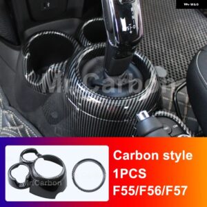 BMW ウォーターカップホルダー ギアレバーパネル 装飾 カバー ミニワンクーパー JCW F54 F55 F56 F57 F60 車内 - 1 Set cup holders