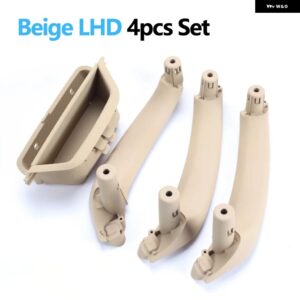 BMW LHD RHD 車左フロント インテリア ドアハンドルパネルハンドルプルトリムカバー X3 X4 F25 F26 2010-2016 オート - LHD 4PCS SET Beige