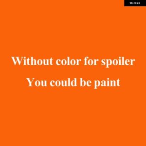 BMW ABS/カーボンカラー黒リアウィンドウルーフスポイラー 3 M3シリーズ 320I 325LI 328I E90 2006-2011 - Unpainted Primer