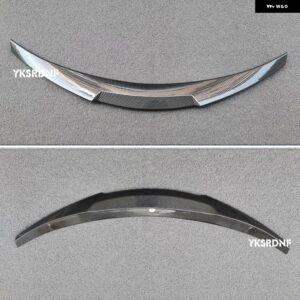 BMW E82 M4 スタイル ABS 素材スタイリングリアトランク ウイング リップスポイラー 1シリーズ クーペ 2ドア E82 2007-2013 - Carbon fiber pattern