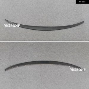 アウディ A4 B8 B8.5 2009-16 ABS プラスチック リアトランク ウイング スポイラー - Carbon fiber pattern