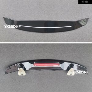 アウディ A4 S4 B8 B8.5 B9 2009-2015 装飾 ABS プラスチック ペイント塗装色リアトランク スポイラー - Gloosy black