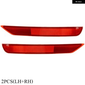 スバル リアバンパー ガイド ライト ストリップ フォレスター SH SJ 2009-2017 リフレクター トリム ガーニッシュ フォグランプ - Left and Right
