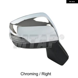 スバル 社外バックミラー バックミラー ASSY フォレスター 2013 2014-2017 LED ライト + 加熱 + 電動折りたたみ 9ピ - 9-PINS Chrome (RH)