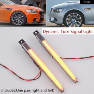 BMW 5シリーズ F10 M5 E70 E71 X5 X6 M E82 M クーペ LED ダイナミックウインカー アンバー サイドマーカー ライト ウィンカー ランプカーアクセサリー - Dynamic Crystal