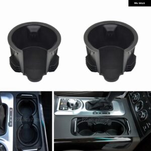 ランドローバー LR087454 LR3 LR4 2005/09/01 レンジローバースポーツセンターコンソールフロントカップホルダー 挿入カースタイリング - 2 pcs BLACK