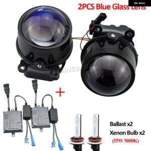 スバル フォグライト PTF フォレスター WRX STI アウトバック XV BRZ ジャスティ プジョー H11 - Blue-HID-55W