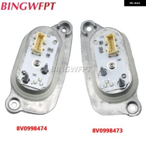 アウディ 8V0998473 LED DRL キセノン ヘッドライト L B011482-A 90070222 モジュール光源 R B101139-A 8V0998474 90070223 A3 S3 - A Pair