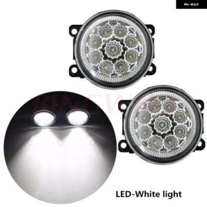 スバル 2ピース /ペア LED フォグランプ フォレスター WRX STI BRZ XV レガシィ ジャスティ アウトバック インプレッサ レ - LED-White