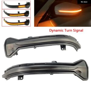 BMW 2個 ダイナミック ウィンカー ライト LED サイドミラー インジケータ 3 5 6 7 8シリーズ G20 G30 G11 G32 M5 F90 シーケンシャルウインカー - Yellow