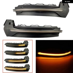 アウディ LED ウィンカー ダイナミッククリスタル A3 S3 RS3 8V サイドミラー ライト点滅ウインカー インジケーター 2013 2015 2017 2018 クリア - Yellow
