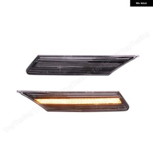 ポルシェ 2X タイカン 4S セダン 2020-UP アンバー バンパー フェンダー LED サイド マーカー ライト ターン シグナル インジケ - clear