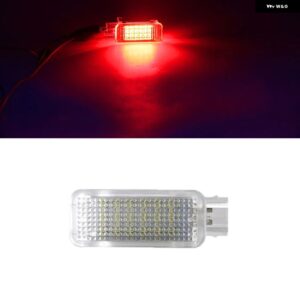 アウディ A3 8P A4 B6 B7 B8 B9 A6 S6 C6 A7 S7 A8 S8 Q5 Q7 A1 LED カーテシドア トランク フットウェル ゴルフ ボックス ライト ランプ 多目的 - Red 1PC