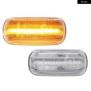 アウディ ダイナミック LED サイド マーカー ライト A3 S3 8P 2003-2008 A4 S4 RS4 B7 2004-2008 A6 S6 RS6 C5 C6 ウィンカー ランプ OEM:8E0949127 - Normal Clear Lens