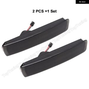 BMW 2個 Z3 ロードスター M クーペ 1997-2002 ロードスターコンバーチブル 2ドア 1996-2002 LED フロント サイドマーカー ランプフェンダー ライト - smoke