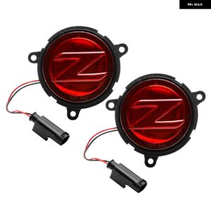 BMW 2個 LED リア サイドマーカー ライト Z4 E85 ロードスター 2003-2008 E86 クーペ 2006-2008 ウィンカー ウインカー ランプ - Red