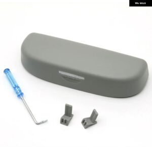 アウディ 1PC メガネボックス サングラスホルダー サングラスケース A3 8V A4 B8 B9 Q3 Q7 カーアクセサリー - Grey