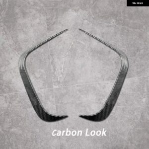 BMW F87 M2 クーペ M2 CS パフォーマンス 2016-2021 リアバンパー サイドスポイラー スプリッターリア排気口装飾 ステッカー - Carbon Look