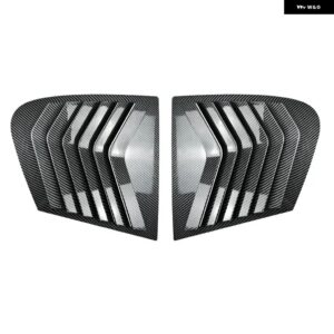 BMW F20 1シリーズ 118I 120I 2011-2019 サイドウィンドウスポイラー スプリッターカバー トリムリアトライアングルルーバーウィンドウサンシェード - Carbon Look