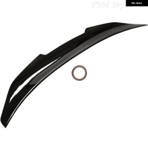 BMW F22 F87 M2 218I 220I 225I 228I 230I M 235I M 240I クーペ 2014-2021 PSM スタイルリアルーフリップスポイラー リアスポイラー ウィング - Glossy Black
