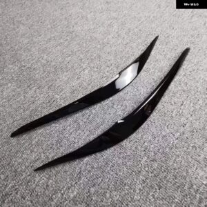 BMW F22 F23 F87 M2 220I M235I M240I 2シリーズ 2014-2022 ヘッドライト アイブロウ カバー トリム ABS ステッカー - Glossy black