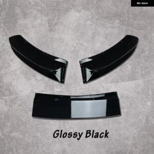 BMW X5 F15 M スポーツ 2014-2018 25D 35I 35D 40E M50I フロントバンパー リップあごカナードスポイラー カバー フロントリップスプリッターキット - Glossy Black