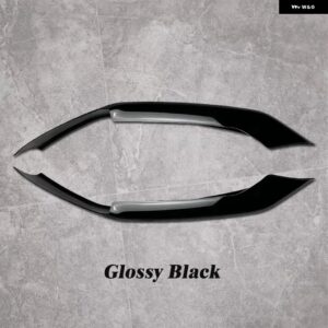 BMW 5シリーズ G30 G31 M スポーツ 520I 530I 530E 540I M55OI 2020-2023 フロントバンパー リップスポイラー - Glossy Black