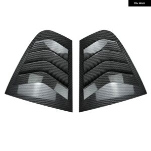 BMW F30 3シリーズ 318I 320I 325I 2013-2019 カースタイリングリアウィンドウルーバーリアウィンドウブラインドサイド羽口ルーバーベント - Carbon Look