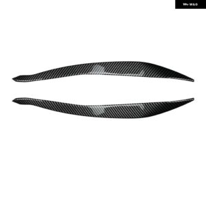 BMW 2個 ABS グロス邪悪な ヘッドライト アイブロウ F10 F11 5シリーズ 520I 520D 523I 525D 525I 530I 530D M550I M5 2010-2016 - Lci 2015-20173