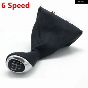 BMW カースタイリング F30 F31 F32 F33 F34 F35 F36 マニュアル ギア シフトノブ レバースティックペンとゲートルブーツ カバー ケース首輪 - 6 speed